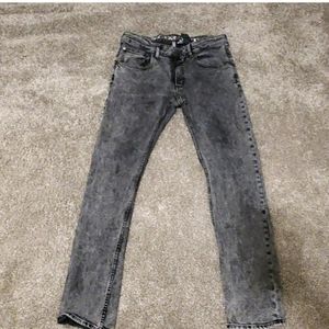 H&M GREY SLIM FIT JEANS SIZE 34